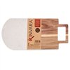 Cutting board Kinvara White 18 x 1,5 x 38 cm (8 Units)