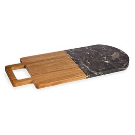 Cutting board Kinvara Black 18 x 1,5 x 38 cm (8 Units)