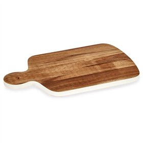 Cutting board Kinvara White 25,7 x 1,5 x 40 cm (12 Units)