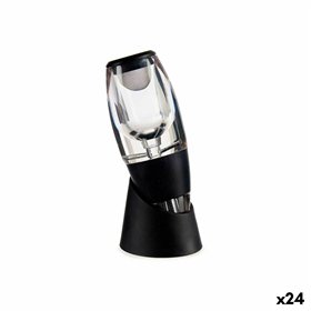 Wine Aerator Kinvara Black Transparent Stainless steel TPE Plastic (24 Units)