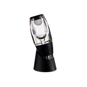 Wine Aerator Kinvara Black Transparent Stainless steel TPE Plastic (24 Units)