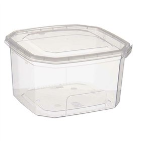 Rectangular Lunchbox with Lid Leknes Transparent polypropylene 750 ml (24 Units)