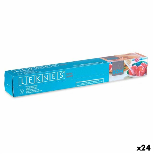 Clingfilm Leknes Transparent Polyethylene 8 mm 60 m 3,6 x 3,6 x 30,7 cm (24 Units)