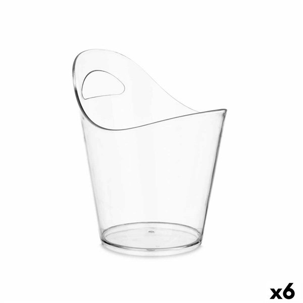 Ice Bucket Kinvara Transparent Plastic 5 L 25 x 29,5 x 20 cm 20,5 x 29 x 27 cm (6 Units)