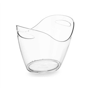 Ice Bucket Kinvara Transparent Plastic 8 L 34,5 x 25,5 x 26 cm (6 Units)