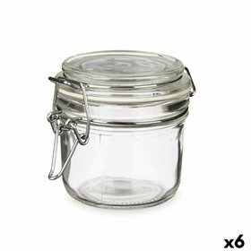 Jar Vivalto Transparent 180 ml (6 Units)
