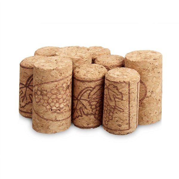 Set of Plugs and Sockets Kinvara Natural Cork 12 x 17 x 2,5 cm (12 Units)