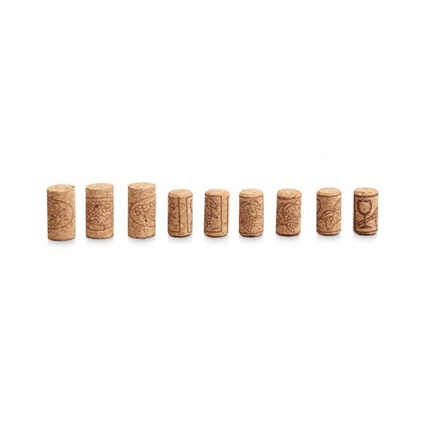 Set of Plugs and Sockets Kinvara Natural Cork 12 x 17 x 2,5 cm (12 Units)