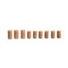 Set of Plugs and Sockets Kinvara Natural Cork 12 x 17 x 2,5 cm (12 Units)