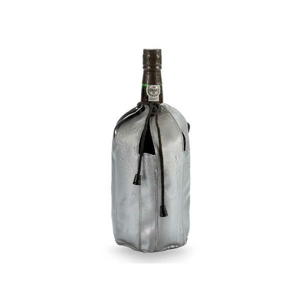 Bottle Cooler Kinvara Grey PVC Plastic 12 x 12 x 21,5 cm 20 x 3 x 10 cm 9 x 21 x 4,5 cm 21 x 3,5 x 9 cm (12 Units)