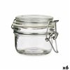 Jar Vivalto Transparent 120 ml (6 Units)