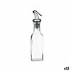 Cruet Vivalto Transparent Glass Silicone Steel polypropylene Plastic 180 ml 5 x 20 x 5 cm (12 Units)