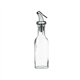 Cruet Vivalto Transparent Glass Silicone Steel polypropylene Plastic 180 ml 5 x 20 x 5 cm (12 Units)