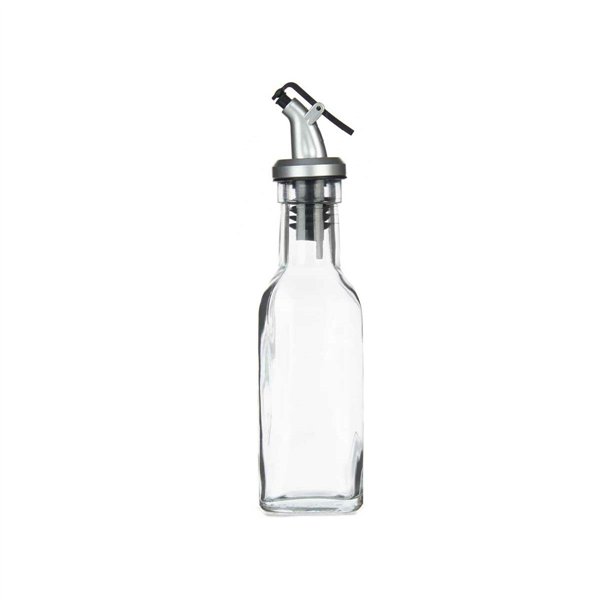 Cruet Vivalto Transparent Glass Silicone Steel polypropylene Plastic 180 ml 5 x 20 x 5 cm (12 Units)