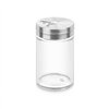 Spice Rack Vivalto 5 x 8,5 x 5 cm Transparent Silver (12 Units)