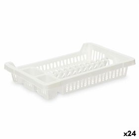 Draining Rack for Kitchen Sink Kinvara White Plastic 42,5 x 7 x 29,5 cm (24 Units)