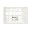 Draining Rack for Kitchen Sink Kinvara White Plastic 42,5 x 7 x 29,5 cm (24 Units)