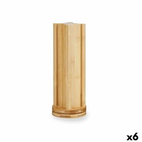 Stand for 20 Coffee Capsules Kinvara Bamboo 11 x 34 x 11 cm 11 x 11 x 34 cm Rotating (6 Units)