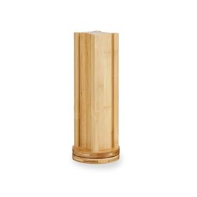 Stand for 20 Coffee Capsules Kinvara Bamboo 11 x 34 x 11 cm 11 x 11 x 34 cm Rotating (6 Units)