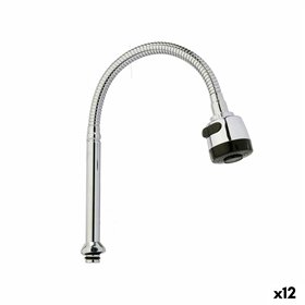 Kitchen Tap Kinvara Black Silver Rubber Metal Plastic Extendable Multifunction (12 Units)