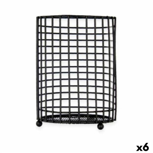 Кастрюля для кухонных принадлежностей металлическая 11,3 x 16 x 11,3 см (6 шт.)