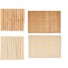 Table Mat Kinvara Brown Light brown Bamboo 30 x 44 cm 3,5 x 30 x 3,5 cm (24 Units)