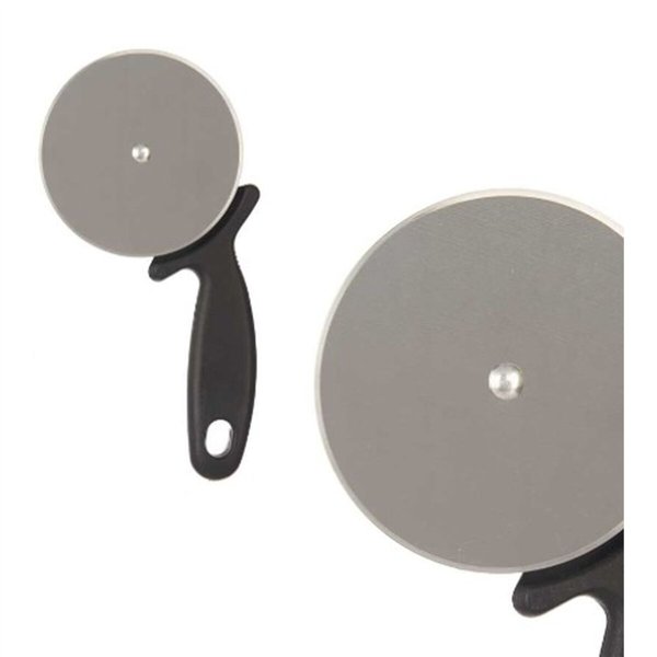 Pizza Cutter Kinvara Black Silver Stainless steel polypropylene 21 x 1,5 x 10 cm 11,7 x 22,5 x 2 cm (12 Units)