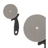 Pizza Cutter Kinvara Black Silver Stainless steel polypropylene 21 x 1,5 x 10 cm 11,7 x 22,5 x 2 cm (12 Units)