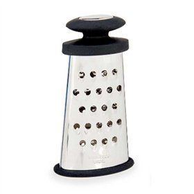 Grater Kinvara Black Silver Stainless steel TPR 9 x 15,5 x 4,2 cm 8,2 x 15,5 x 4,2 cm (12 Units)