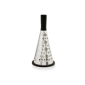 Grater Kinvara Black Silver Stainless steel ABS TPR 11,5 x 24,5 x 11,5 cm (12 Units)