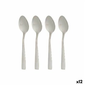 Dessert spoon set Kinvara Silver Stainless steel 2,7 x 13,5 x 0,3 cm 6 x 16,5 x 2,5 cm Dessert (12 Units)