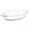 Serving Platter Vivalto Transparent Borosilicate Glass 800 ml 27 x 4,5 x 15,8 cm With handles (18 Units)