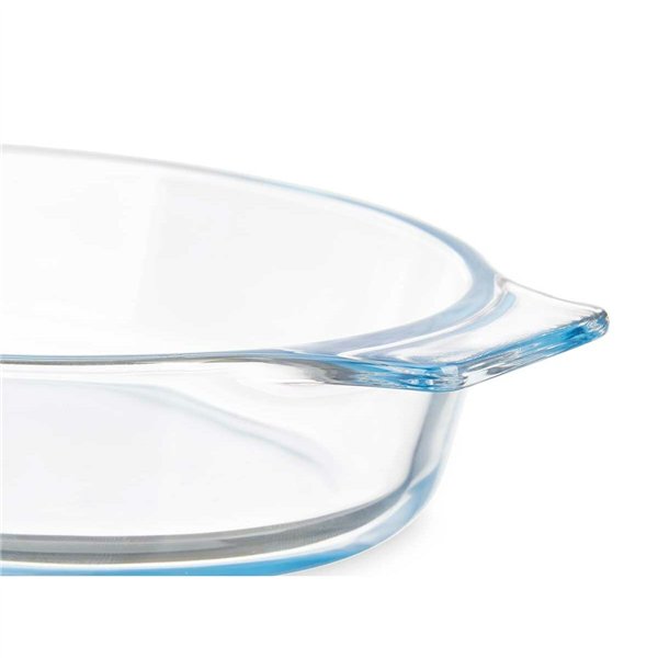 Serving Platter Vivalto Transparent Borosilicate Glass 800 ml 27 x 4,5 x 15,8 cm With handles (18 Units)