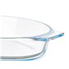 Serving Platter Vivalto Transparent Borosilicate Glass 800 ml 27 x 4,5 x 15,8 cm With handles (18 Units)