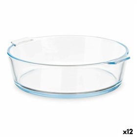Serving Platter Vivalto Transparent Borosilicate Glass 1,6 L 23 x 6 x 20 cm 23 x 6 x 21 cm With handles (12 Units)