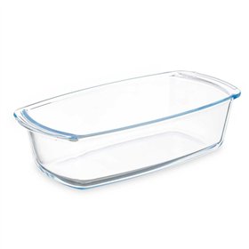 Serving Platter Vivalto Transparent Borosilicate Glass 1,6 L 27 x 7,2 x 14 cm With handles (12 Units)
