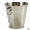 Ice Bucket Kinvara Silver Stainless steel 1 L 12 x 12 x 12 cm 14 x 12 x 12 cm (24 Units)