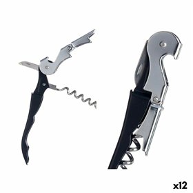 Corkscrew Kinvara Stainless steel Plastic 5 x 1,3 x 2,2 cm 12 x 1,3 x 2,5 cm (12 Units)