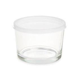 Set of lunch boxes Vivalto Transparent Glass polypropylene 200 ml (12 Units)