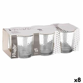 Set of glasses Vivalto Transparent Glass Points 265 ml (8 Units)