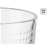 Set of glasses Vivalto Transparent Glass Points 265 ml (8 Units)