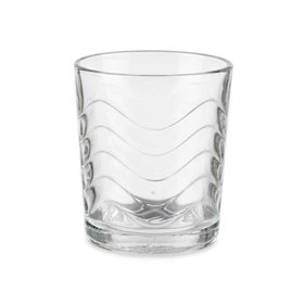 Set of glasses Vivalto Transparent Glass Waves 265 ml (8 Units)