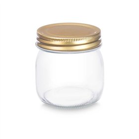 Jar Vivalto CWDH05-18PK Transparent Golden 180 ml (54 Units)