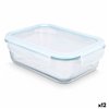 Lunch box Vivalto Transparent Silicone polypropylene Borosilicate Glass 1,5 L (12 Units)