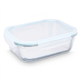 Lunch box Vivalto Transparent Silicone polypropylene Borosilicate Glass 2,2 L (6 Units)