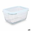 Lunch box Vivalto Transparent Silicone polypropylene Borosilicate Glass 950 ml (12 Units)