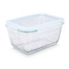 Lunch box Vivalto Transparent Silicone polypropylene Borosilicate Glass 950 ml (12 Units)