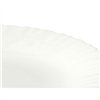 Flat Plate Vivalto White Opaline glass 24 x 2 x 24 cm (24 Units)