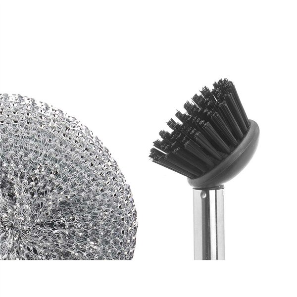 2-in-1 Soap Dispenser for the Kitchen Sink Kinvara Plastic Polyresin 14 x 18,5 x 12 cm Kitchen (12 Units)