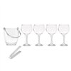 Ice Bucket Vivalto Transparent Metal Crystal 14,5 x 12 x 12,5 cm 4x (10,5 x 20 cm) 36 x 21,5 x 23,5 cm Wine glasses (2 Units)
